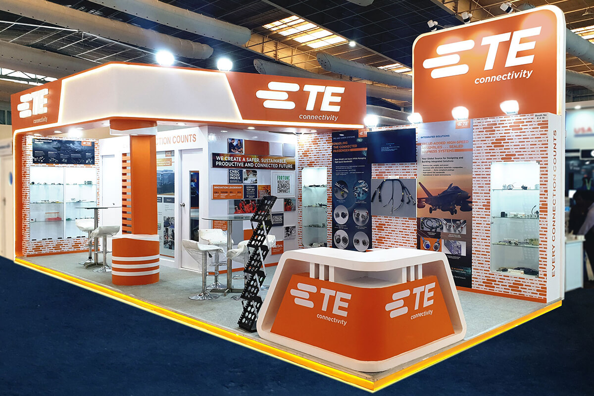 TE CONNECTIVITY 36 SQM - Aero India 2019